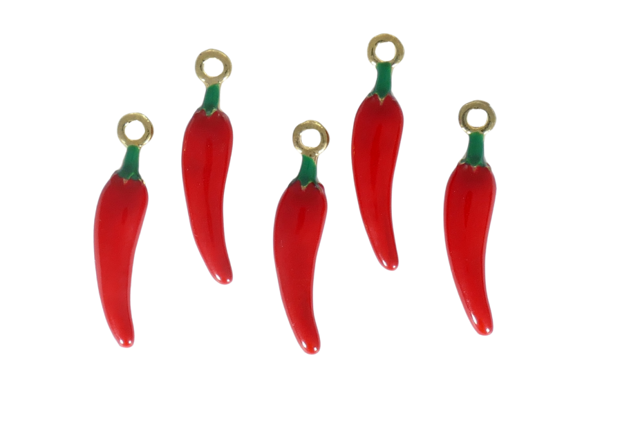 תליוני אמייל פלפל מוארך 46