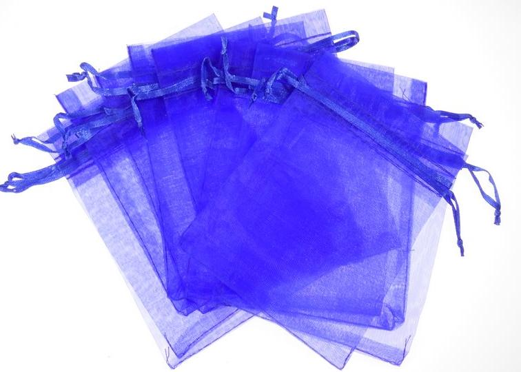 10 שקיות אורגנזה כחול